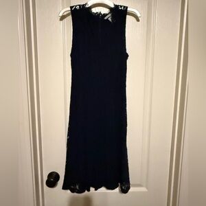 H&M Midnight Blue Sleeveless Midi Dress